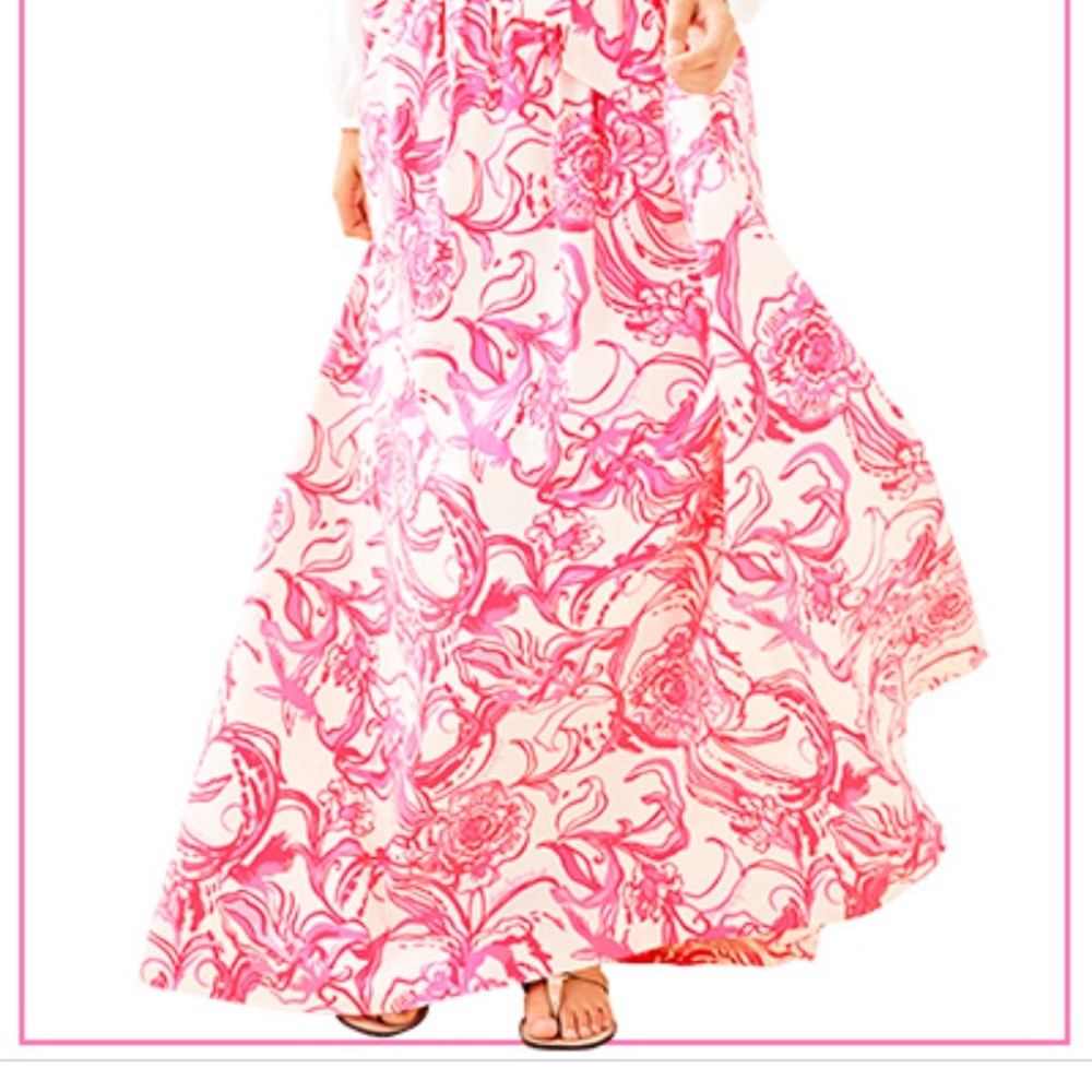 Lilly Pulitzer x goop skirt